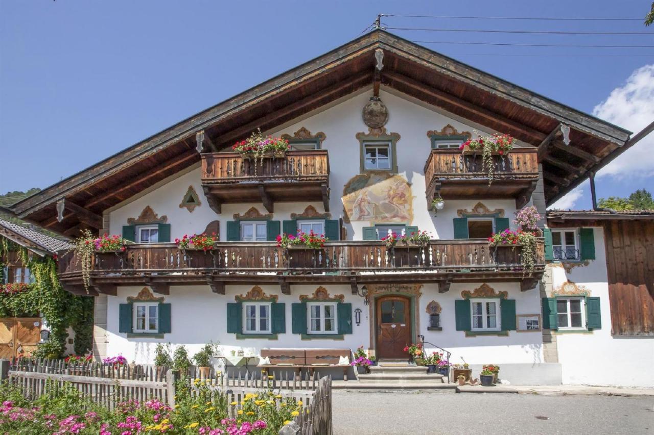Haus Holler Lägenhet Wallgau Exteriör bild